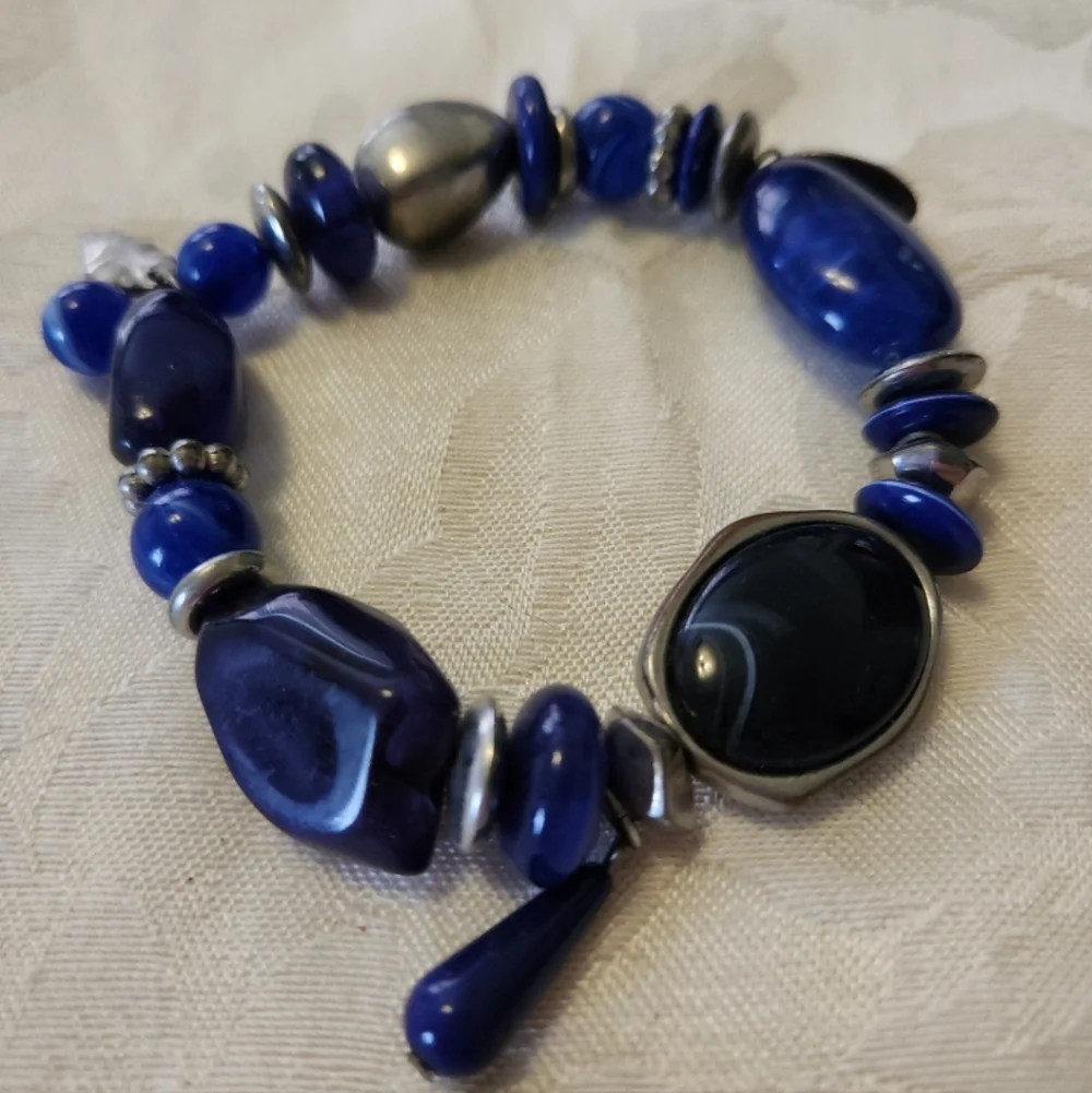 Blue Stretch Bracelet